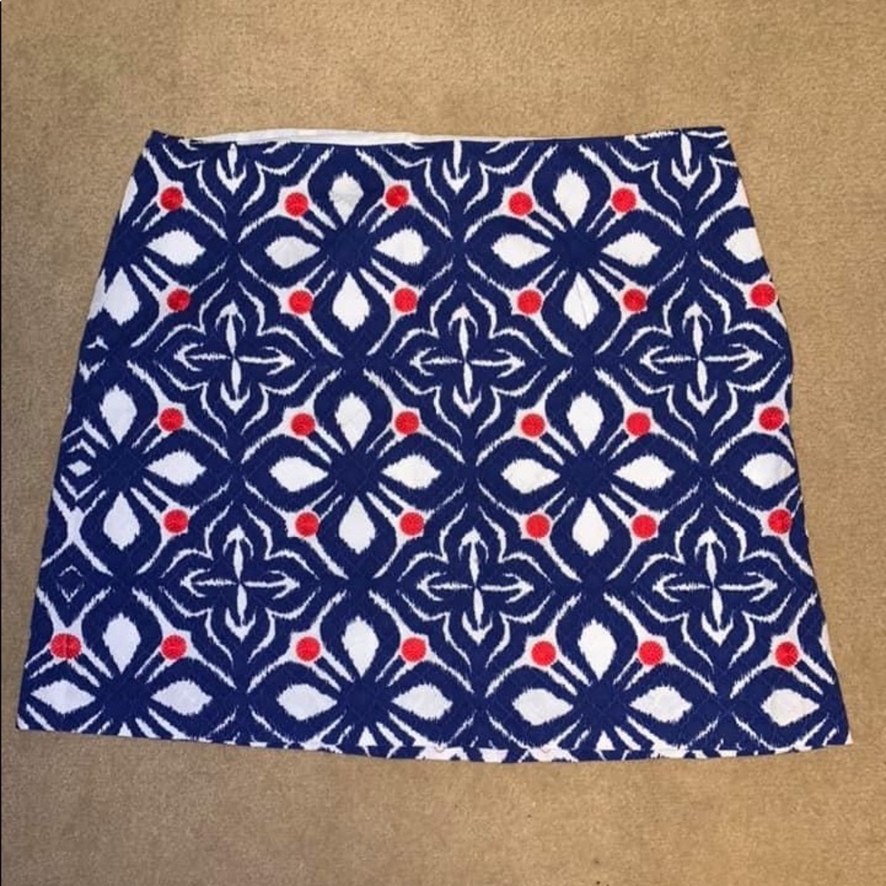 Vineyard Vines Red, White & Blue Printed Skirt - Picture 1 of 3